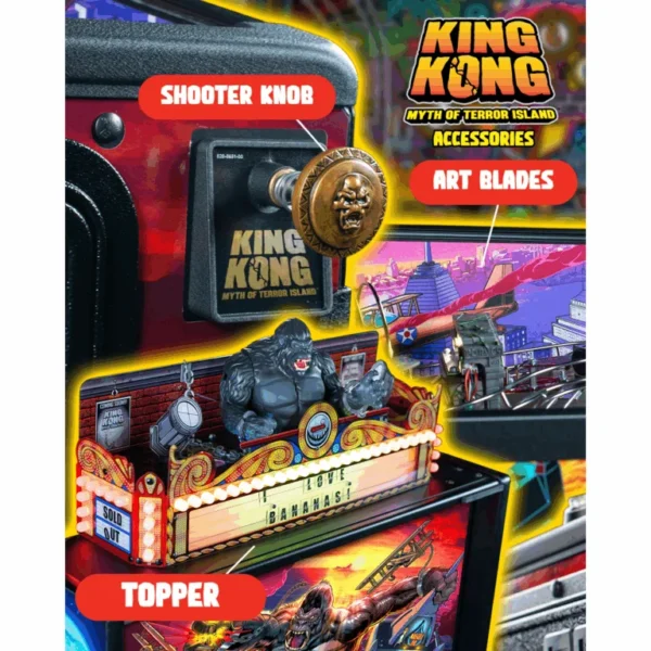 King Kong Pinball Topper by Stern