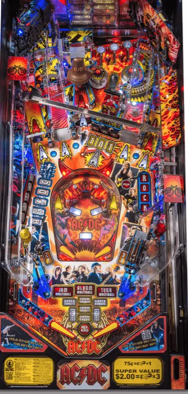 AC/DC Premium Pinball Machine by Stern